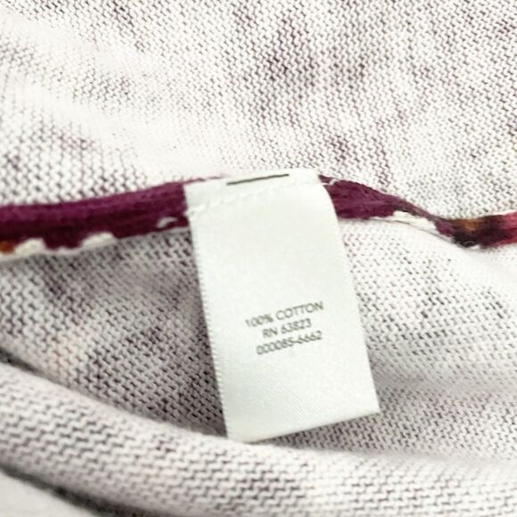 🟢Christopher & Banks Purple Floral Cardigan S - Picture 6 of 6